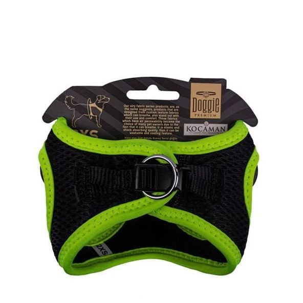 Doggie Havalı Dokuma Neon Küçük Irk Köpek Göğüs Tasması Xxsmall Sarı 26-30 Cm - 2