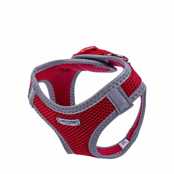 Doggie Havalı Dokuma Reflektör Küçük Irk Köpek Göğüs Tasması Xxsmall Kırmızı 26-30 Cm - 5