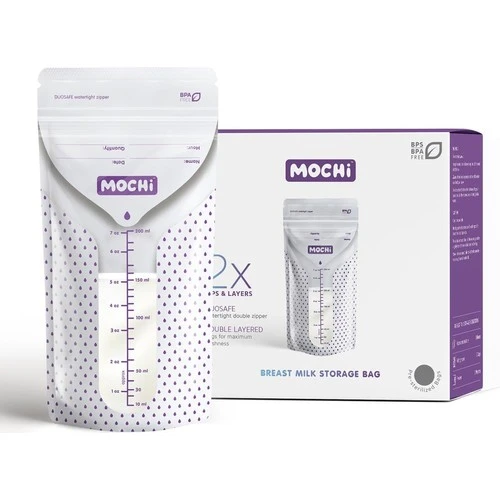 Mochi Süt Saklama Poşeti 200Ml 50'Li