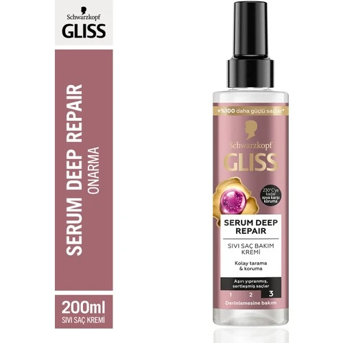 Glıss Sivi Saç Kremi Serum Deep Repair 200Ml