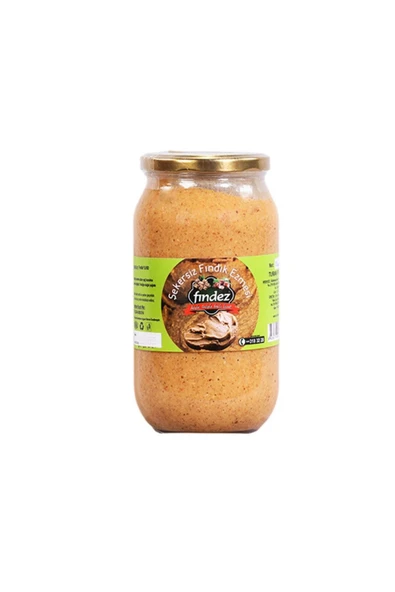 Şekersiz Fındık Ezmesi Cam 600 Gr.