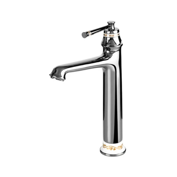 NEWARC PERA ÇANAK LAVABO BATARYASI (KROM) - 4