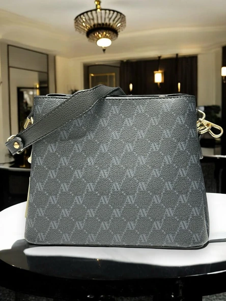 Armine Kartlık ve Bileklik Hediyeli El Ve Kol Çantası Omuz Çantası - Resim 5