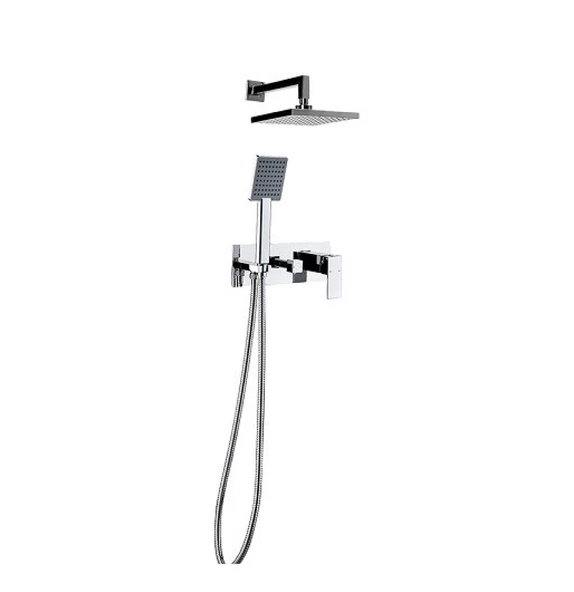 NEWARC SİLVER YATAY ANKASTRE BANYO BATARYASI SETİ - 3