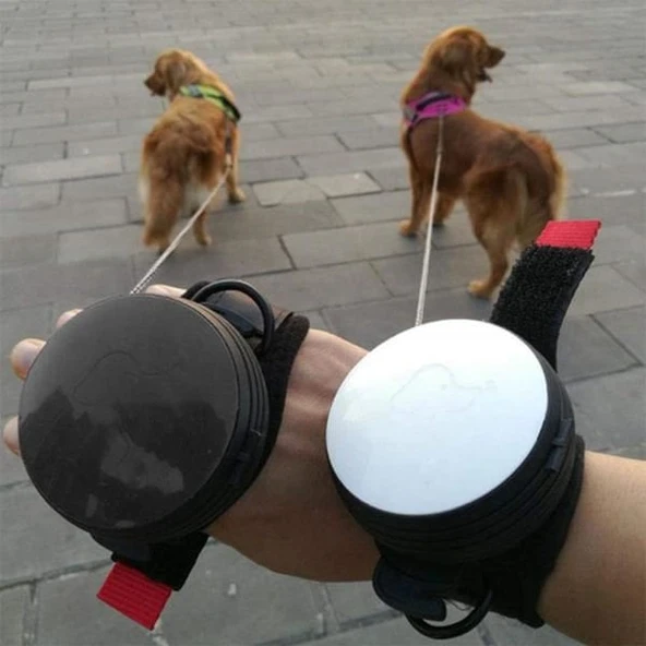 Lishinu Bungee Akıllı Köpek Gezdirme Tasması Pembe Large - 3