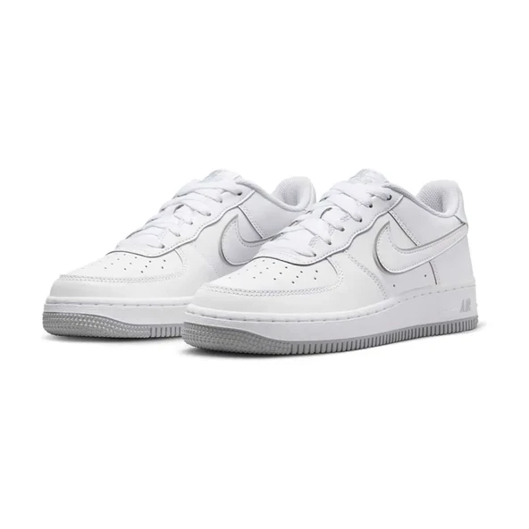 Nike Air Force 1 Beyaz/Gri Sneaker Spor Ayakkabı DX5805-100 - 3
