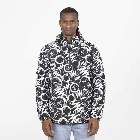 Lindo Dogs People Quantum Unisex Yağmurluk Siyah Beden XxLarge