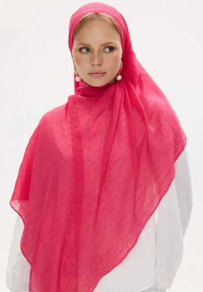 Müslün Püsküllü Bürümcük Pamuklu Şal - Resim 2