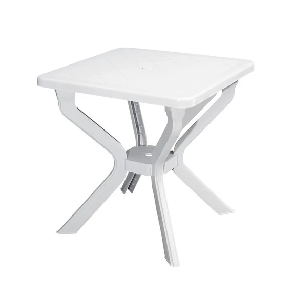 Omnipazar MT-GF235 Prima Isola Plastik Kare Bahçe Balkon Masa 70x70 cm
