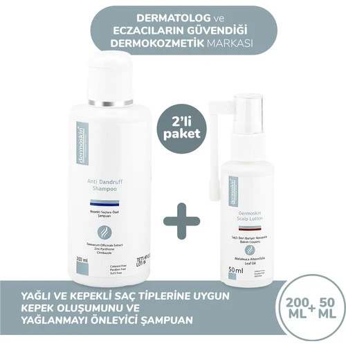 Dermoskin Kepekli Saçlara Özel Hediyeli Gofre