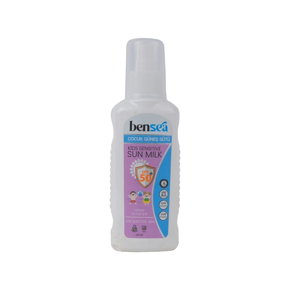 Bensea Çocuk Güneş Sütü 50 Spf + 175 Ml