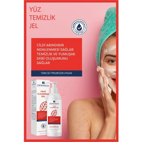 Dermavıa Yüz Yıkama Jeli 200 Ml