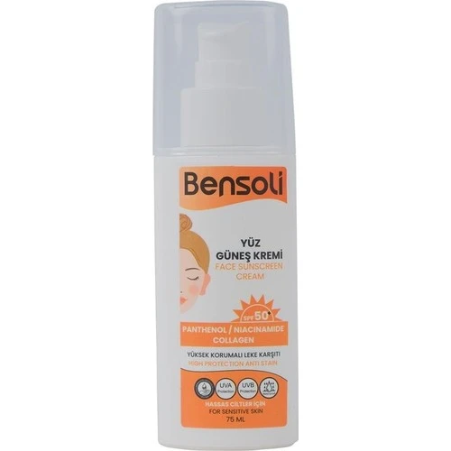 Bensolı Yüz Güneş Kremi 75 Ml