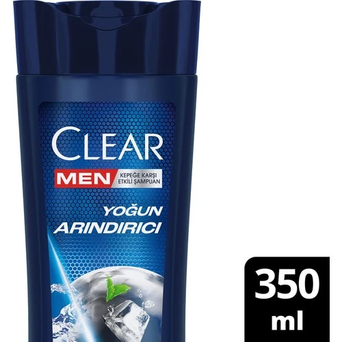 Clear Men Şampuan Yoğun Arındırıcı Kömür 350Ml
