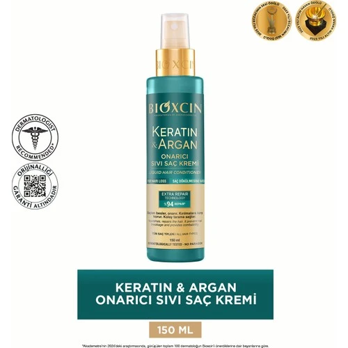 Bıoxcın Keratın-Argan Sıvı Saç Krem 150Ml