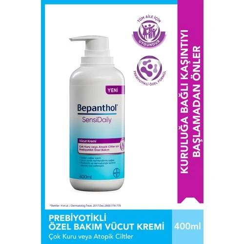 Bepanthol Sensıdaıly 400 Ml Vucut Kremı (Pompalı)