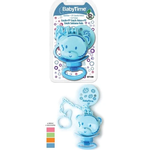 Babytıme 199 Emzik Saklama Kabı + Askı + Emzik