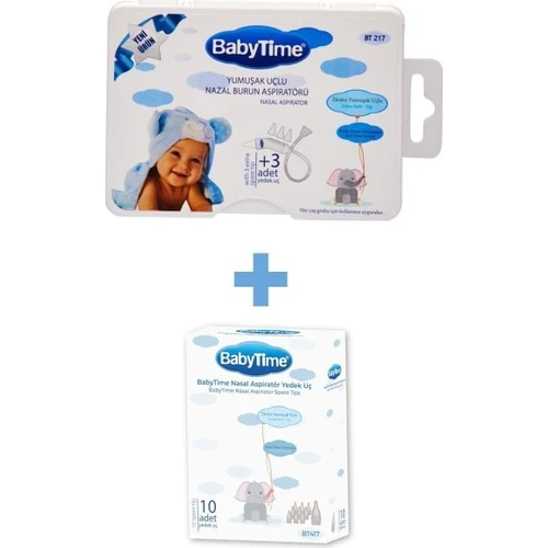 Babytıme 961 Nazal Burun Aspiratörü & Yedek Uç 2 Li Set