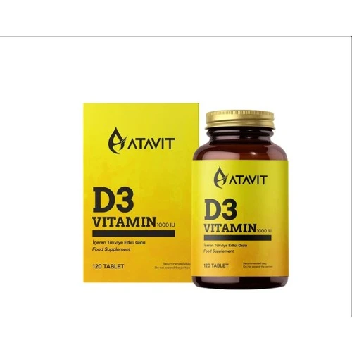 Atavıt D3 Vıtamın 1000 Iu 120 Tablet