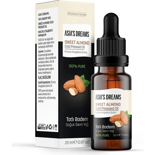 Asia'S Dreams Tatlı Badem Yağı 20 Ml