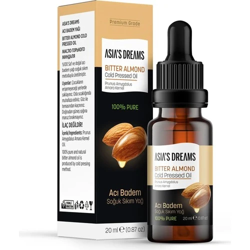 Asia'S Dreams Acı Badem Yağı 20 Ml