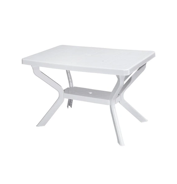 Omnipazar MT-GF240 Prima Roccia Plastik Dikdörtgen Bahçe Balkon Masa 70x110 cm - 7