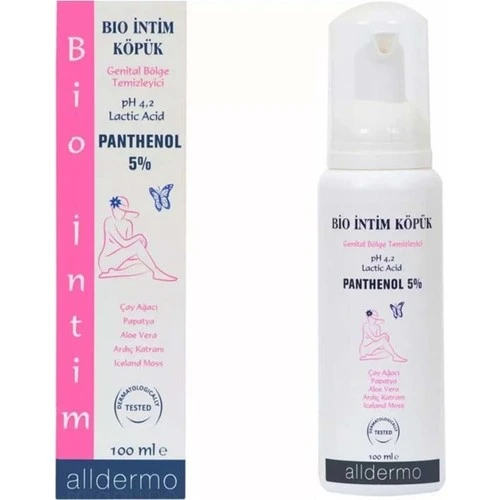 Alldermo Köpük Bio İntim 100Ml
