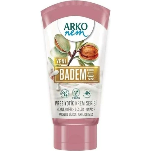 Arko Nem Krem Prebiyotik Badem Sütü 60Ml