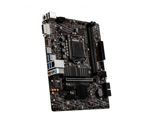 MSI B460M-A PRO Soket 1200 DDR4 2933 DVI HDMI M.2 USB 3.2 MATX Anakart - 5