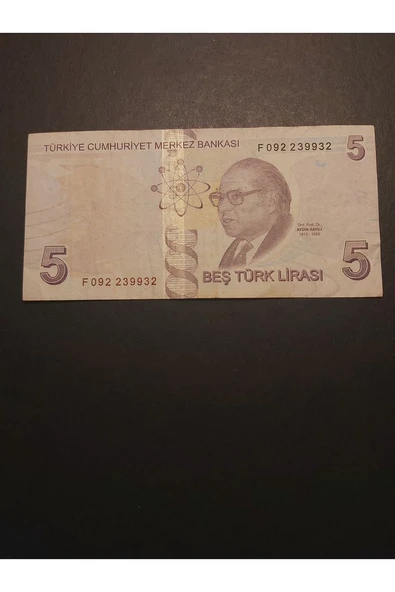 Escoines Koleksiyon 39963680eacced8f19 RADAR SERİ NUMARALI 5LİRA ÇT ürün görseli 1