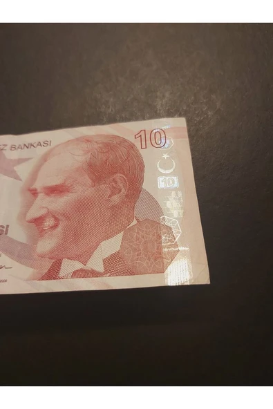 Escoines Koleksiyon 39963680eadf30b156 10TL ÇT+ TC kağıt para - Resim 4