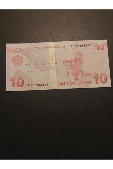 Escoines Koleksiyon 39963680eb01aebe55 10TL güzel numara ççt TC kağıt para ürün görseli 1