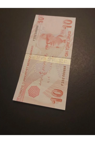 Escoines Koleksiyon 39963680eb01aebe55 10TL güzel numara ççt TC kağıt para - Resim 5