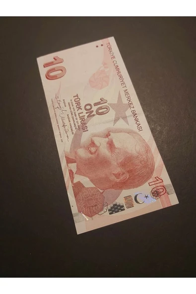 Escoines Koleksiyon 39963680eb01aebe55 10TL güzel numara ççt TC kağıt para - Resim 7