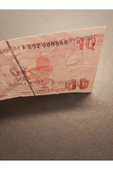 Escoines Koleksiyon 39963680eb01aebe55 10TL güzel numara ççt TC kağıt para - Resim 3