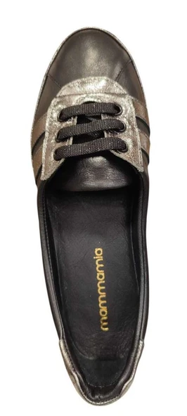 MAMMAMİA D25YA-715 YUMUŞAK DERİ GÜNLÜK KADIN BABET AYAKKABI - Resim 9