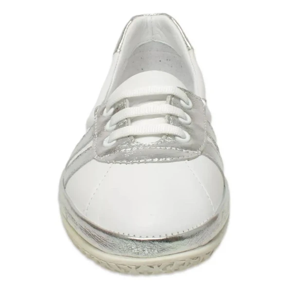 MAMMAMİA D25YA-715 YUMUŞAK DERİ GÜNLÜK KADIN BABET AYAKKABI - Resim 4