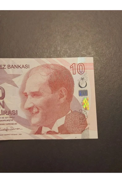 Escoines Koleksiyon 39963680eb01aebe55 10TL güzel numara ççt TC kağıt para - Resim 4