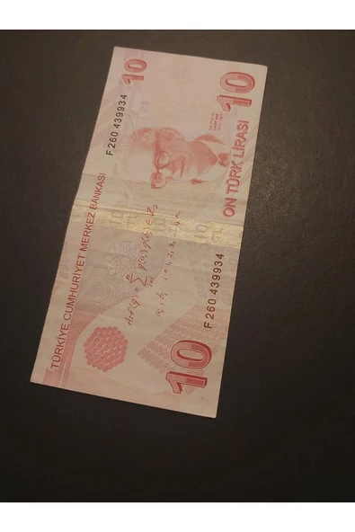 Escoines Koleksiyon 39963680eadf30b156 10TL ÇT+ TC kağıt para - Resim 6