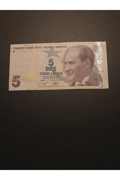 Escoines Koleksiyon 39963680eacced8f19 RADAR SERİ NUMARALI 5LİRA ÇT - Resim 3