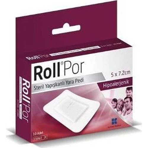 Rollpor 5*7.2 Cm Yara Pedı 10 Lu