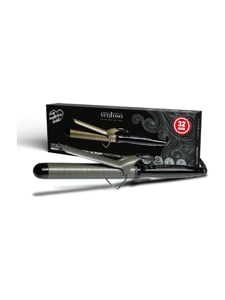 Ventoso Titanyum Kaplı Profesyonel Saç Maşası 32mm - EPS319