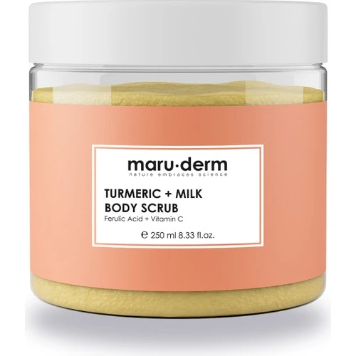Maruderm Zerdeçal + Süt Vücut Peelingi | C Vitamini + Ferulik Asit 250 Ml (W)