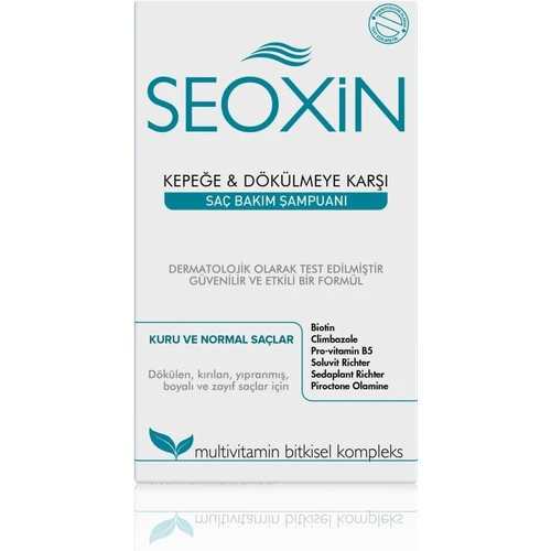 Seoxin Şampuan Kepeğe Ve Saç Dök. Karşı Kuru Ve Normal Saçlar 300Ml