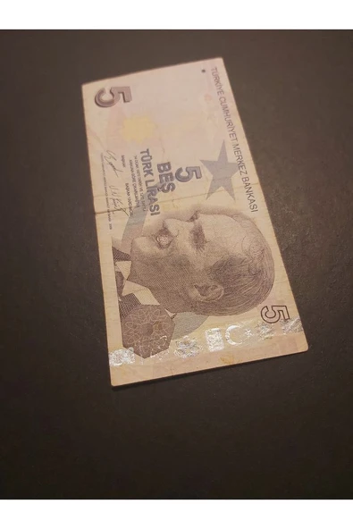 Escoines Koleksiyon 39963680ead4d4ec57 5TL TEMİZ+ TC kağıt para - Resim 8