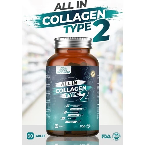 Camrusepa Type 2 Collagen 1000Mg 60 'Lı