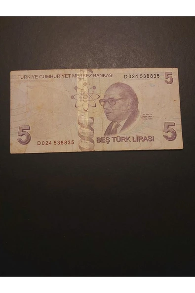 Escoines Koleksiyon 39963680ead4d4ec57 5TL TEMİZ+ TC kağıt para ürün görseli 1