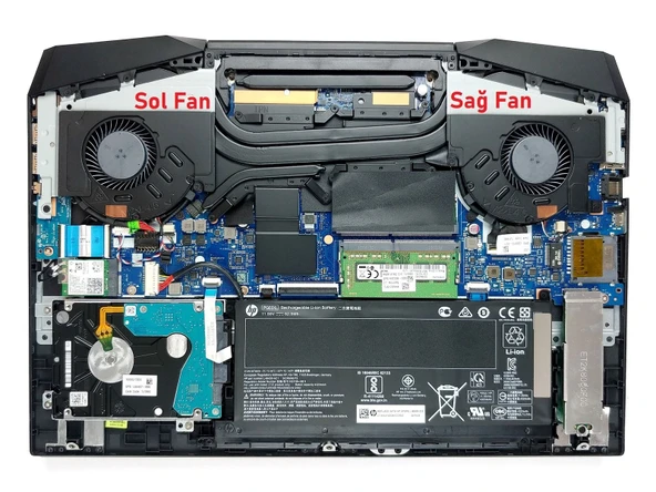 Hp Pavilion Gaming 15-dk0005nt Fan V1 (Sağ Fan)