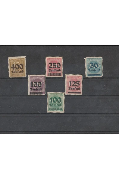 Escoines Koleksiyon 39963680e1c3a285b7 Almanya reich dönemi pulları 6 adet