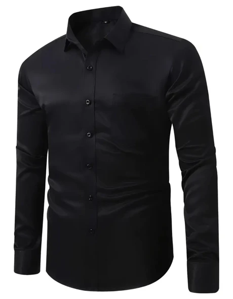 Erkek Klasik Uzun Kol Gömlek 3212 BGL-ST04399 - Resim 2